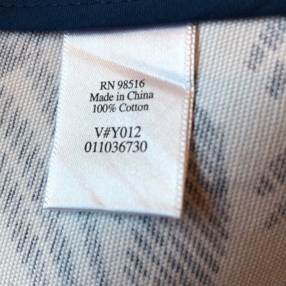 Coldwater Creek teal/white blazer - Picture 7 of 11